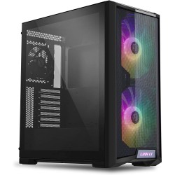 Кутия Lian Li LANCOOL 215 Mid-Tower, Tempered Glass, Черно
