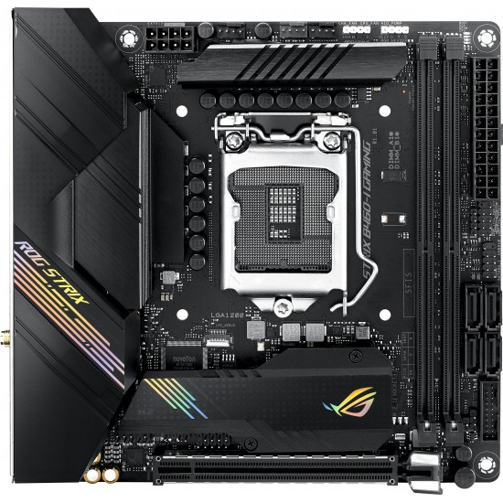 Motherboard ASUS ROG STRIX B460-I GAMING, socket 1200, WiFi 6,Aura Sync, Dual M.2