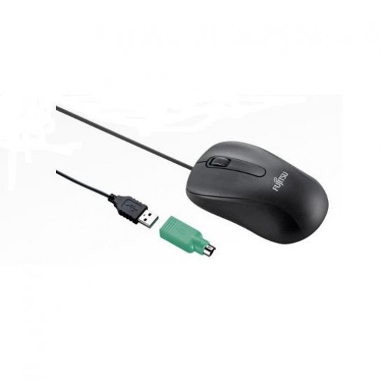 Optical mouse FUJITSU M530, 1200dpi, USB/PS2, Black