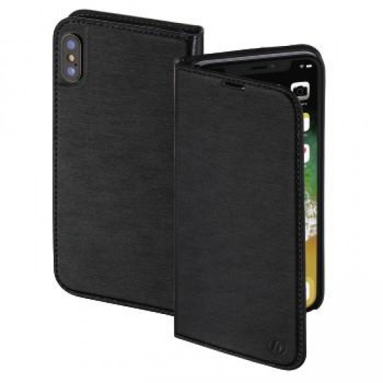 "Slim" Booklet Case for Apple iPhone X, black