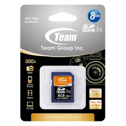 Карта памет TEAM SDHC, 8GB, Class 10