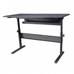 Геймърско бюро TteSports Level 20 GT BattleStation, Black, Механично управление на височина