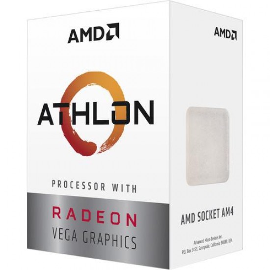 CPU AMD Athlon 3000G, 2-Core 3.5 GHz, 5MB/35W/AM4/BOX