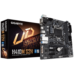 Дънна платка GIGABYTE H410M-S2H 1.0, Socket 1200 (400 Series), 2 x DDR4