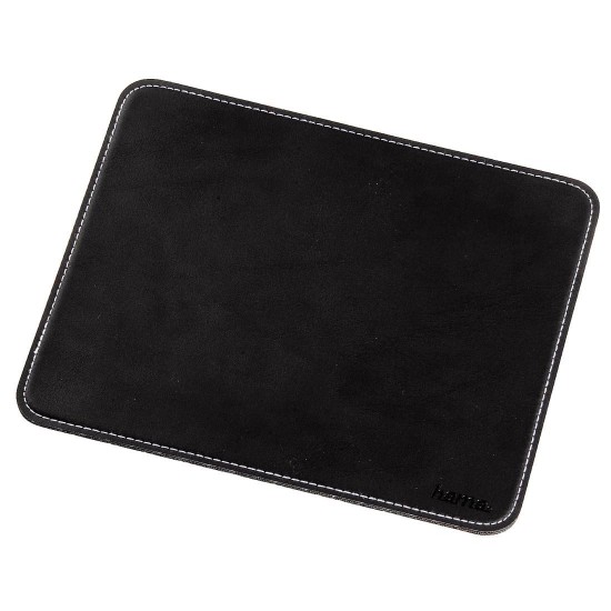 Mouse Pad leather HAMA, Leather 54745, Black