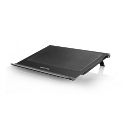 Охладител за лаптоп DeepCool N65, 17.3", 2x140 mm, Черен