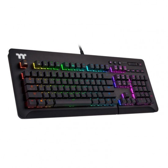 Gaming mechanical keyboard TteSports Level 20 GT RGB Cherry MX Silver, US Layout