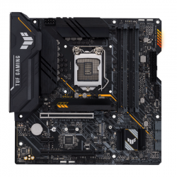Дънна платка ASUS TUF GAMING B560M-PLUS, socket 1200, mATX, Aura Sync RGB Lighting, Dual M.2