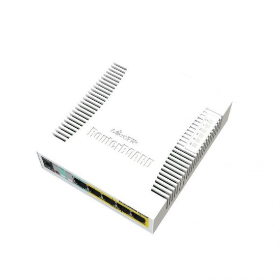 Router MikroTik RB260GS CSS106-5G-1SR2, 10/100/1000Mbit, 128 KB, PoE, SwOS