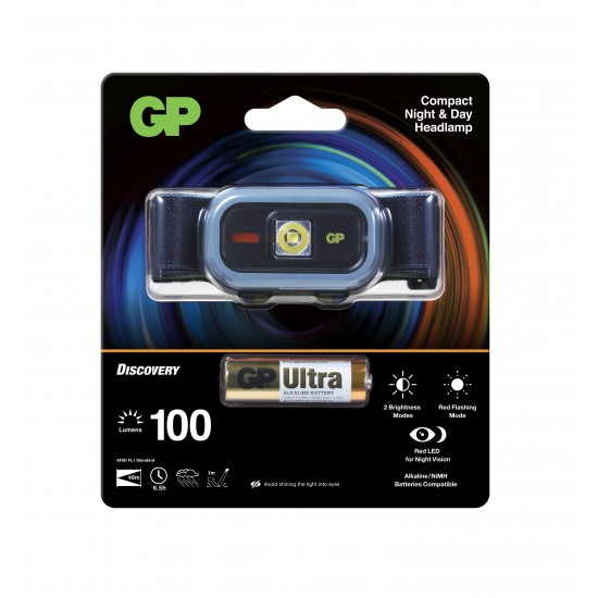 Headlamp / Lantern with light GP BATTERIES CH33 Mid Range with 1 battery AA 100 lumens