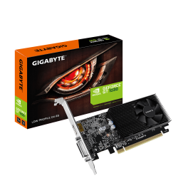 Видео карта GIGABYTE GeForce&reg; GT 1030 D4 2GB DDR4 64 bit, Low Profile, DVI-D, HDMI