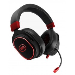 Геймърски слушалки MAXELL Samurai CA-H-MIC-1200, микрофон, вибрация, Черен/Червен