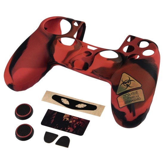 Hama 7-In-1 "Undead&rdquo; Accessories Set for the Dualshock 4 Controller PS4/Slim/Pro