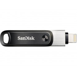USB памет SanDisk iXpand Flash Drive Go, за Apple iPhone и iPad, USB 3.1 Gen 1, 128GB, Сребрист