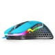 Геймърска мишка Xtrfy M4 Miami Blue, RGB, Син