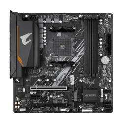 Дънна платка GIGABYTE B550M AORUS ELITE Socket AM4, 4 x DDR4, RGB Fusion 2.0