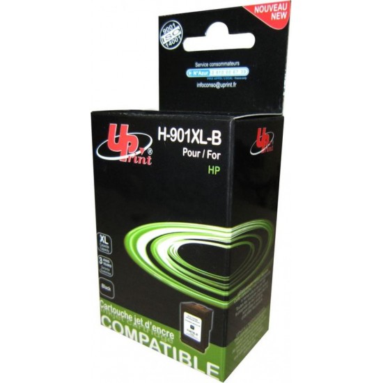 Ink cartridge UPRINT CC654A HP, Black