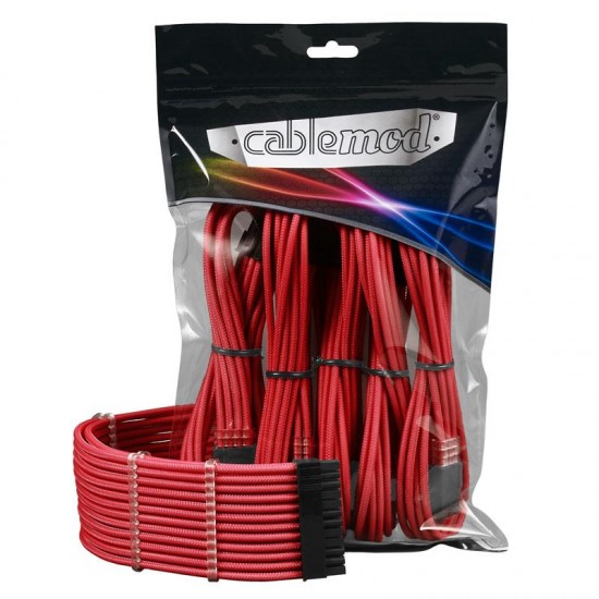 Sleeved Cable Extension Kit CableMod PRO ModMesh Red