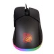 Геймърска мишка TteSports Iris RGB, Оптична, Черен