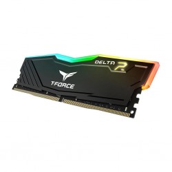 Памет Team Group T-Force DELTA RGB DDR4, 8GB 3000 mhz, CL16-18-18-38, 1.35V, Черен
