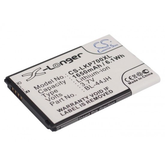 Mobile battery for LG LKP700XL 3.7V 1650mAh CAMERON SINO