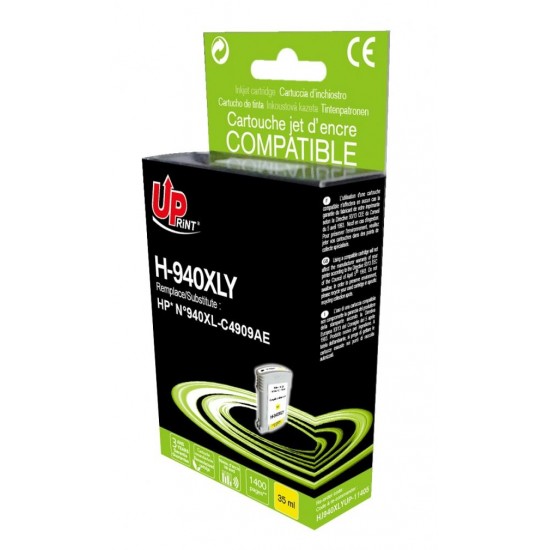 UPRINT ink cartridge C4909 HP, Yellow