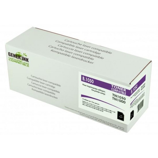 Toner Cartridge GENERINK TN1050/1000, BROTHER, Black