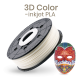 Консуматив за 3D принтер DaVinci Color XYZprinting - Color-inkjet PLA  filament, 1.75 mm, WHITE DYEING