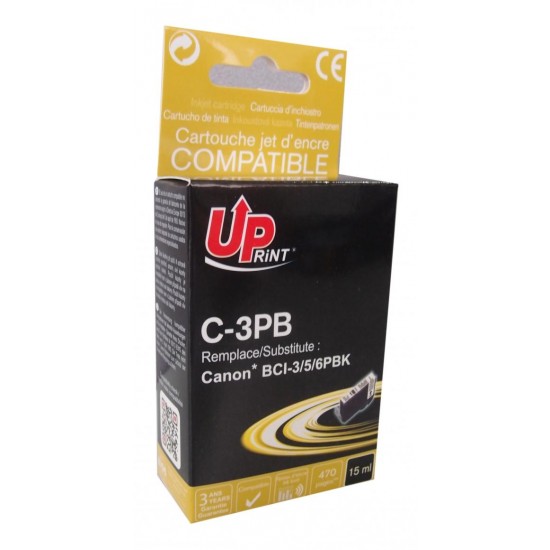 Ink cartridge UPRINT BCI3/BCI5/BCI6  CANON, Photo Black