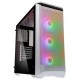 Кутия Phanteks P400A TG ARGB Mid-tower, Бял