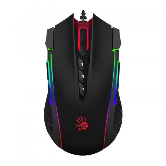Gaming Mouse Bloody J90s, Optical, Wired, USB