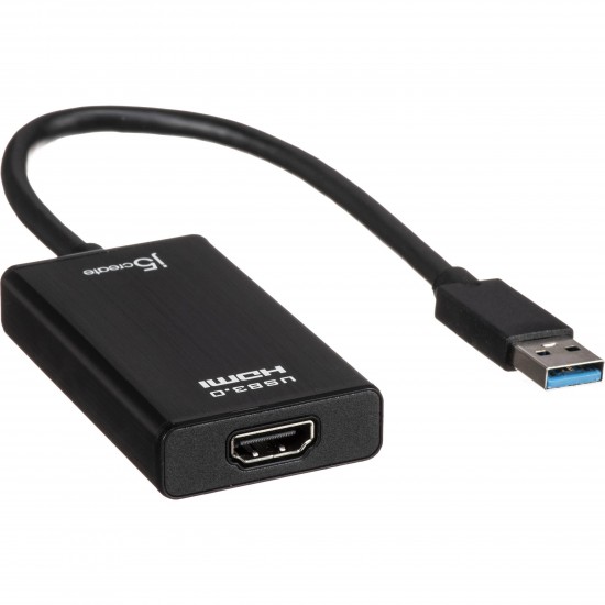 Display adapter j5create JUA350  USB 3.0 to HDMI with convertor HDMI/DVI