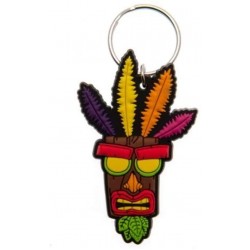 Ключодържател Pyramid International Crash Bandicoot, Aku Aku, Гумен Ключодържател Pyramid International Crash Bandicoot, Aku Aku, Гумен