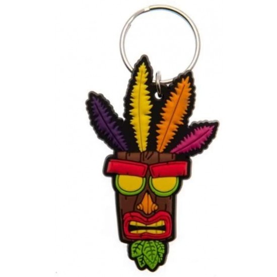 Pyramid International - Crash Bandicoot - Aku Aku Rubber Keychain