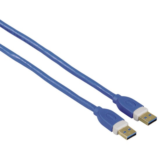 USB 3.0 Cable HAMA 39676 USB-A plug - USB-A plug, 1.8 m, 3 stars, double shielded