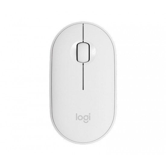 Wireless optical mouse LOGITECH Pebble M350, White, USB
