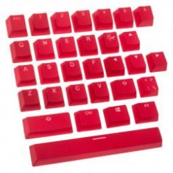 Капачки за механична клавиатура Ducky Red 31-Keycap Set Rubber Backlit Double-Shot US Layout