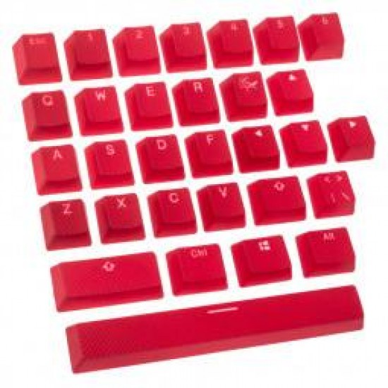 Ducky Red 31-Keycap Set Rubber Backlit Double-Shot US Layout