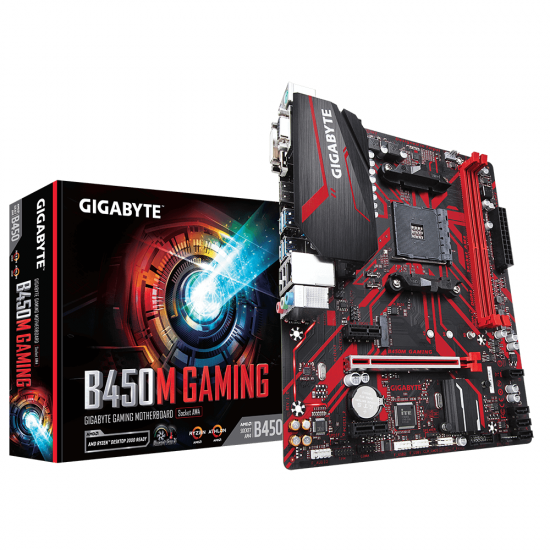 Motherboard GIGABYTE B450M GAMING Socket AM4, rev. 1.0
