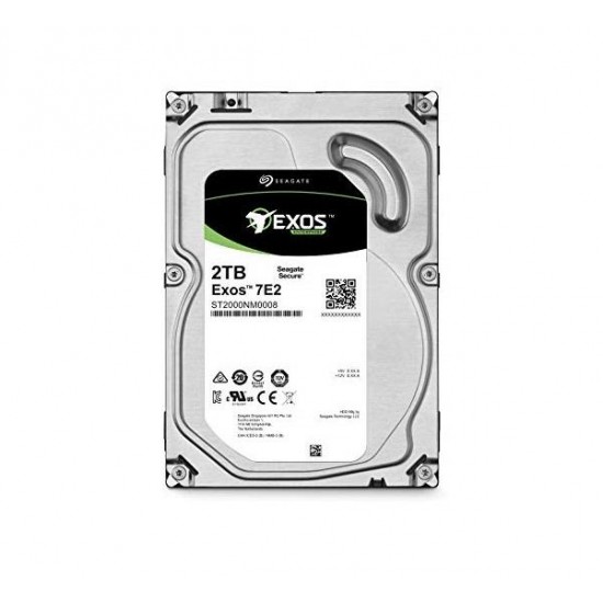 HDD SEAGATE Exos 7E2, 2TB, 128MB, SATA 6.0Gb/s, 7200rpm, ST2000NM0008