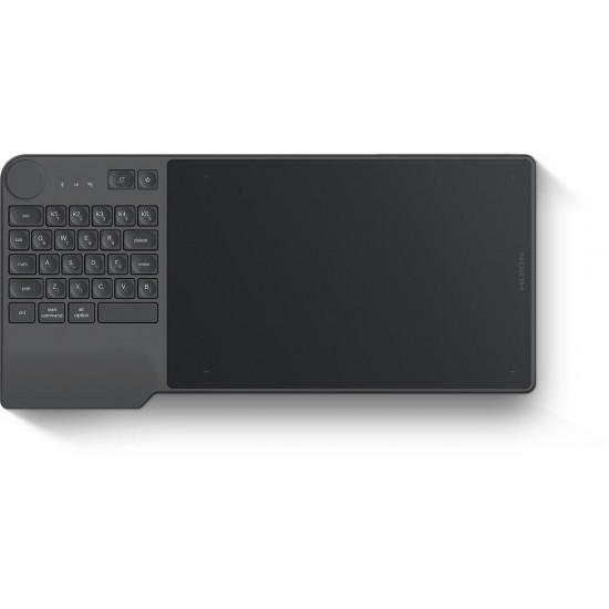 Graphic Tablet HUION Inspiroy Keydial KD200, USB-C, Bluetooth, Metal Grey