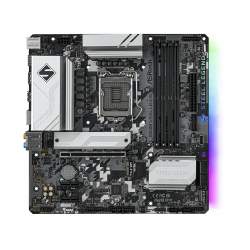 Дънна платка ASRock B560M Steel Legend, socket 1200, Polychrome RGB, Micro ATX