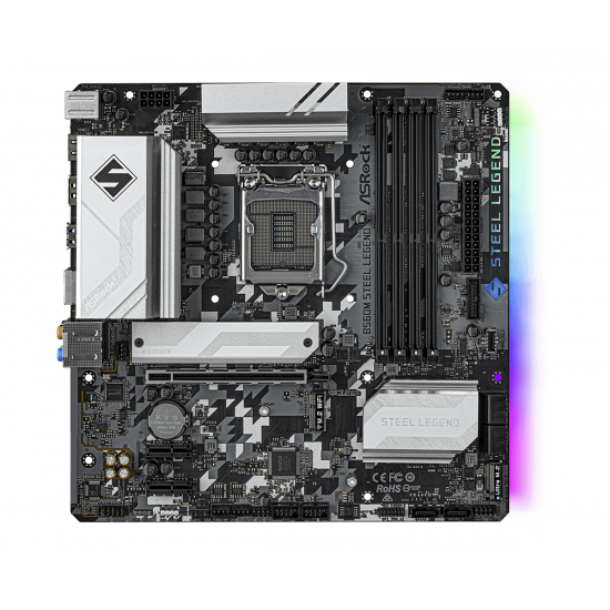 Motherboard ASRock B560M Steel Legend, socket 1200, Polychrome RGB, Micro ATX