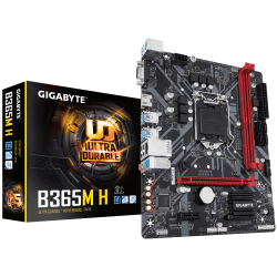 Дънна платка GIGABYTE B365M-H, Socket 1151 (300 Series), 2 x DDR4