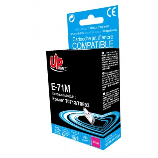 Мастилница UPRINT T0713/T0893 EPSON, Magenta Ink cartridge UPRINT T0713/T0893 EPSON, Magenta