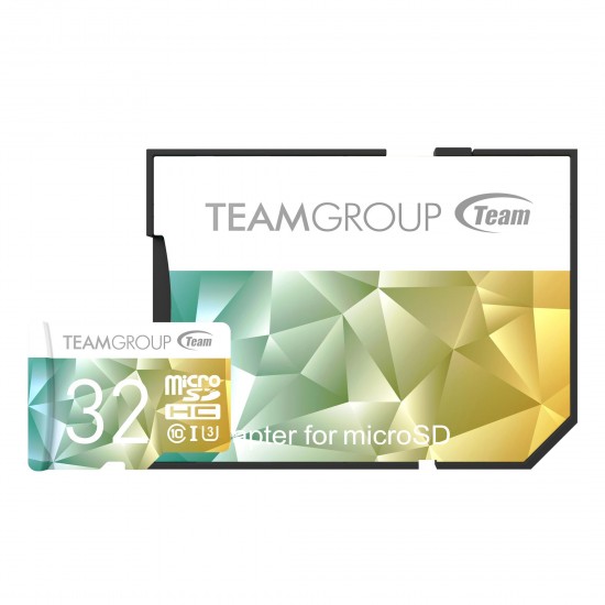 Memory card Team Group Color Card II 32GB Micro SDHC/SDXC UHS-I U3 + SD Adapter