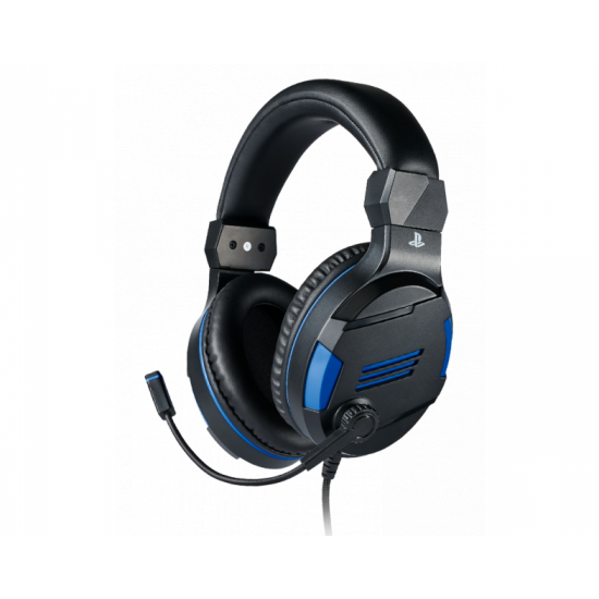Gaming headset Nacon Bigben PS4 Official Headset V3, Microphone, Black/Blue