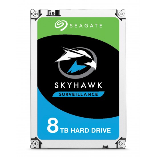 HDD SEAGATE Skyhawk Surveillance, 8TB, 256MB, SATA 6.0Gb/s, 7200rpm, ST8000VX004