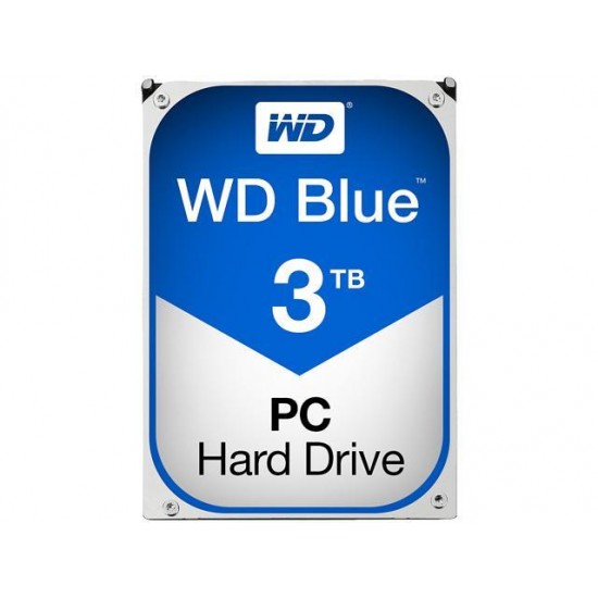 HDD WD Blue, 3000 GB, 5400rpm, 64MB, SATA 3, WD30EZRZ