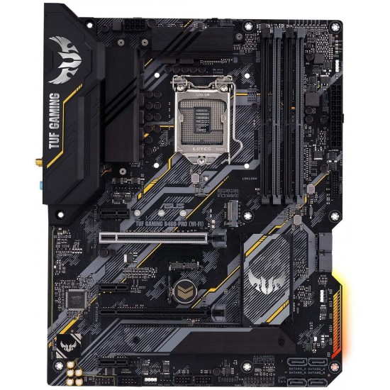 Motherboard ASUS TUF GAMING B460-PRO (WI-FI), socket 1200, Aura Sync, Dual M.2
